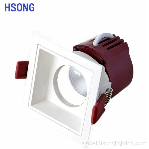 Square Trim Led Recessed Lighting 20w square recessed led downlights Supplier